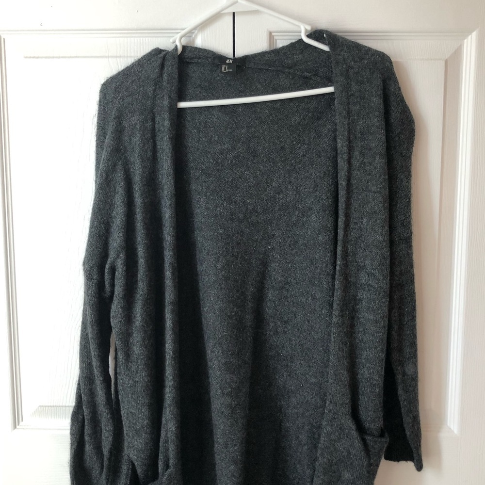Dark gray cardigan